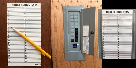 how to number electric panel box|electrical panel labeling guide.